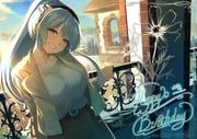 sakagami_tomoyo, clannad, byougaku, 1girl, belt