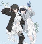 scaramouche_(genshin_impact), genshin_impact, original, 1boy, 1girl