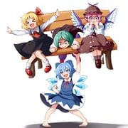 cirno, mystia_lorelei, rumia, wriggle_nightbug, touhou