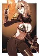 arcueid_brunestud, tsukihime, jonyeld, 1girl, ahoge