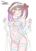 oyama_mihari, onii-chan_wa_oshimai!, pa_panahana, 1girl, bandaged_arm