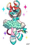 hakos_baelz, hakos_baelz_(party_dress), hololive, hololive_english, sico_de_seraph