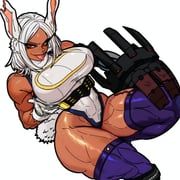 mirko, boku_no_hero_academia, master_dcj, 1girl, amputee