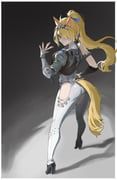 sigrid_de_l'azur, zenless_zone_zero, 321l_1, 1girl, animal_ears