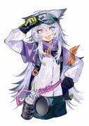 lappland_(arknights), arknights, hongshan_forest_zoo, touming_ren_zhong, 1girl