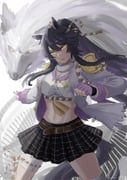 narita_brian_(maverick)_(umamusume), narita_brian_(umamusume), umamusume, blaze_octopus, 1girl