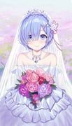 rem_(re:zero), re:zero_kara_hajimeru_isekai_seikatsu, ahneato, 1girl, bare_shoulders