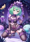 lf_ye_lu, indie_virtual_youtuber, shifufuya, 1girl, animal_ears