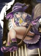 elaina_(majo_no_tabitabi), majo_no_tabitabi, tomoya_kankurou, 1girl, analog_clock