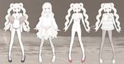 original, lovelettechan, 1girl, :3, alternate_costume