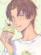 aijima_cecil, uta_no_prince-sama, ainouta, 1boy, brown_hair