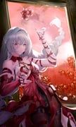 phrolova_(wuthering_waves), wuthering_waves, biuyuyu, 1girl, bandage_over_one_eye
