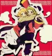 gumi, kagamine_rin, vocaloid, yi_er_fan_club_(vocaloid), tod-mugi