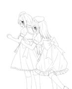 nishida_satono, teireida_mai, touhou, mochigumo, 2girls