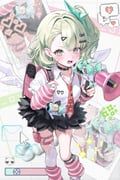 sunna_(zenless_zone_zero), zenless_zone_zero, nayul_illust, 1girl, arm_warmers