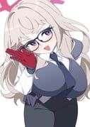 erina_(blue_archive), blue_archive, nuurise2023, 1girl, :3