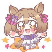 smart_falcon_(umamusume), umamusume, hatsune_(pumpkin_pie), 1girl, :3