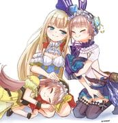 ilmeria_von_leinweber, lydie_malen, suelle_malen, atelier_(series), atelier_lydie_&_suelle