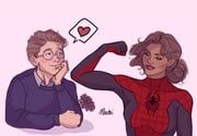 michelle_"mj"_jones, peter_parker, spider-man, spider-woman, tom_holland