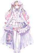 hanayo_hiyori, stellive, fuzichoco, 1girl, birdcage