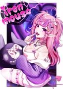 ironmouse, vshojo, hujie, 1girl, ahoge