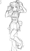ootori_emu, project_sekai, pnyo_emc, 1girl, :d