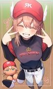 furen_e_lustario, ibrahim_(nijisanji), jikkyou_powerful_pro_yakyuu, nijisanji, nijisanji_koshien