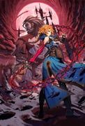 rose_belmont, trevor_c._belmont, castlevania:_belmont's_curse, castlevania_(series), 1boy