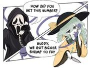 ghostface, komeiji_koishi, scream_(movie), touhou, xinumizu