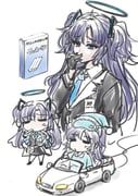 yuuka_(blue_archive), blue_archive, rsk, 1girl, black_gloves