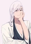 ukitake_juushirou, bleach, ibaraki_shun, 1boy, black_kimono