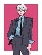shirakai_kiri, kagurabachi, 8525, 1girl, black_necktie
