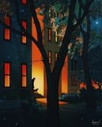 original, laura_el, 1boy, alley, building