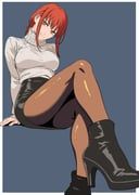 makima_(chainsaw_man), chainsaw_man, aji_n, 1girl, alternate_costume