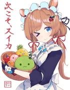 eli_conifer, eli_conifer_(1st_costume), nijisanji, suika_game, sds_koutou
