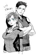 chris_redfield, jill_valentine, resident_evil, resident_evil_5, chanko_neru