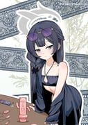 kisaki_(blue_archive), kisaki_(swimsuit)_(blue_archive), blue_archive, dragonhsuan13, 1girl