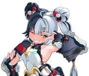dialyn_(zenless_zone_zero), zenless_zone_zero, magellan_art, 1girl, aqua_nails