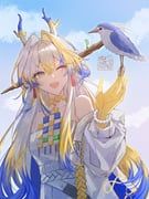shu_(arknights), arknights, qingyimouzhixianyuhuashou, 1girl, bare_shoulders