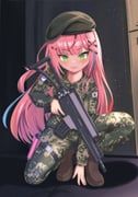 hanako_nana, stellive, simsini, 1girl, beret