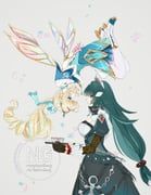 danica_(genshin_impact), vesna_(genshin_impact), genshin_impact, pidepideko5965, 2girls