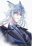 severian_lowell, zenless_zone_zero, yantou_hstone, 1boy, animal_ear_fluff