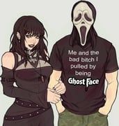 ghostface, scream_(movie), yoracrab, 1boy, 1girl