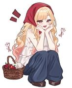 kitagawa_marin, sono_bisque_doll_wa_koi_wo_suru, miovartz, 1girl, apple