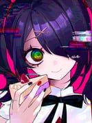 ame-chan_(needy_girl_overdose), needy_girl_overdose, ama_some_(kr0ri), 1girl, @_@