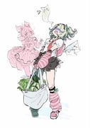 aria_(human)_(zenless_zone_zero), aria_(zenless_zone_zero), sunna_(zenless_zone_zero), zenless_zone_zero, yaxikexu