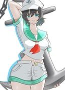 murasa_minamitsu, touhou, sasigo345, 1girl, anchor