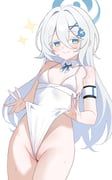 sayuri_(blue_archive), blue_archive, sambel_kacang1, 1girl, armband