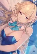 toki_(blue_archive), toki_(bunny)_(blue_archive), blue_archive, yachimoto, 1girl