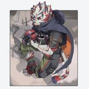 kalaski_(live_a_hero), live_a_hero, s-skio, 1boy, animal_ears